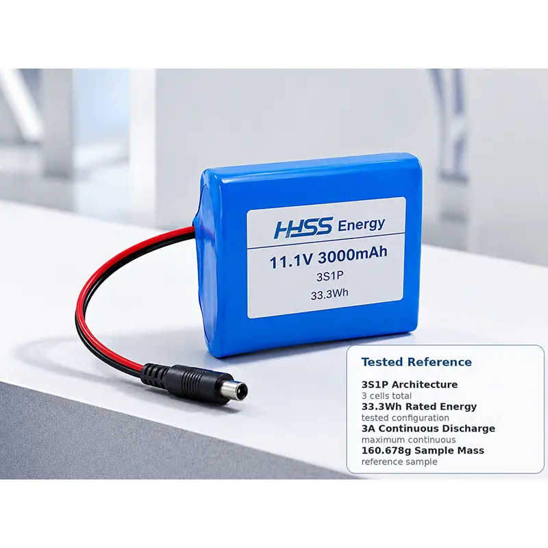 11,1V 3000mAh batteripakke