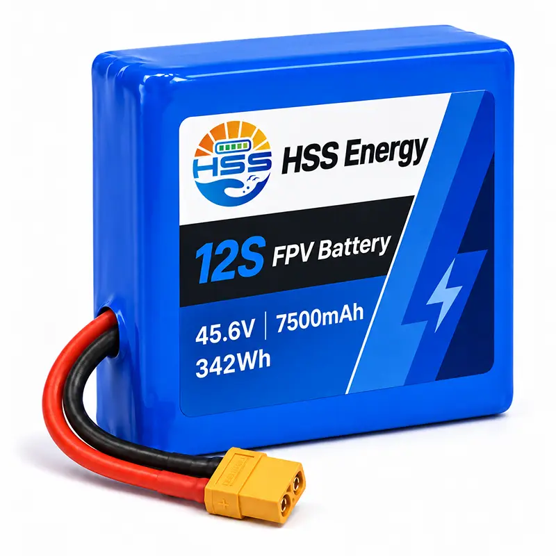 12S 7500mAh FPV-batteri