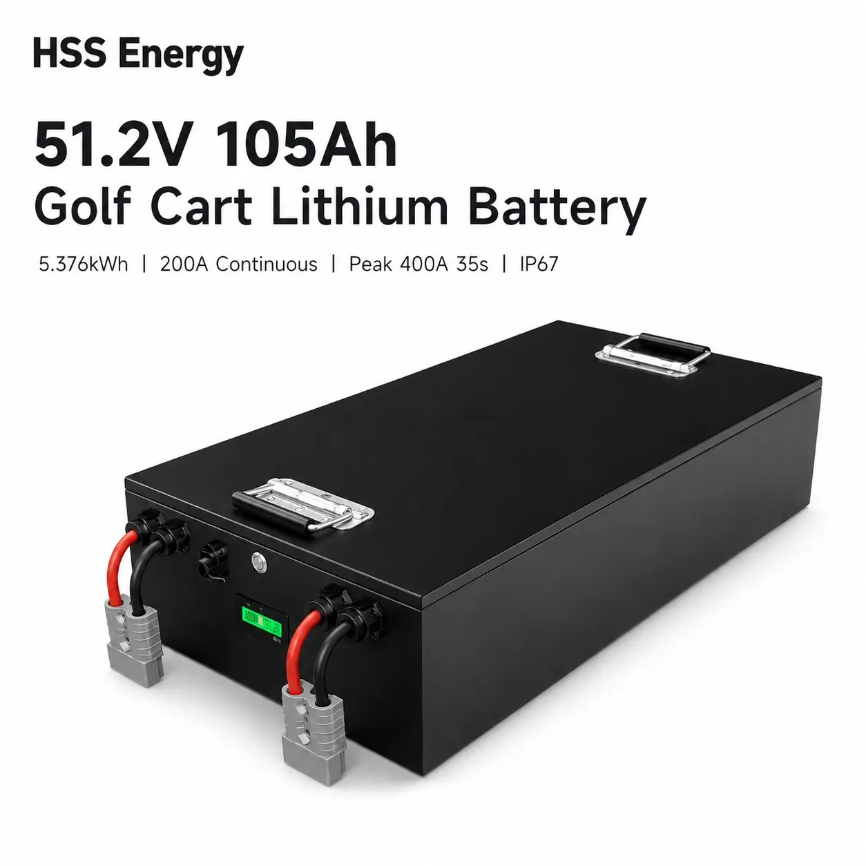 51,2v 105ah golfvogn lithium batteri