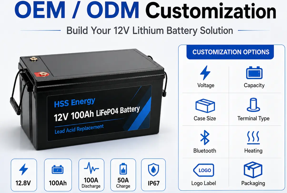 12V 100Ah LiFePO4 Battery